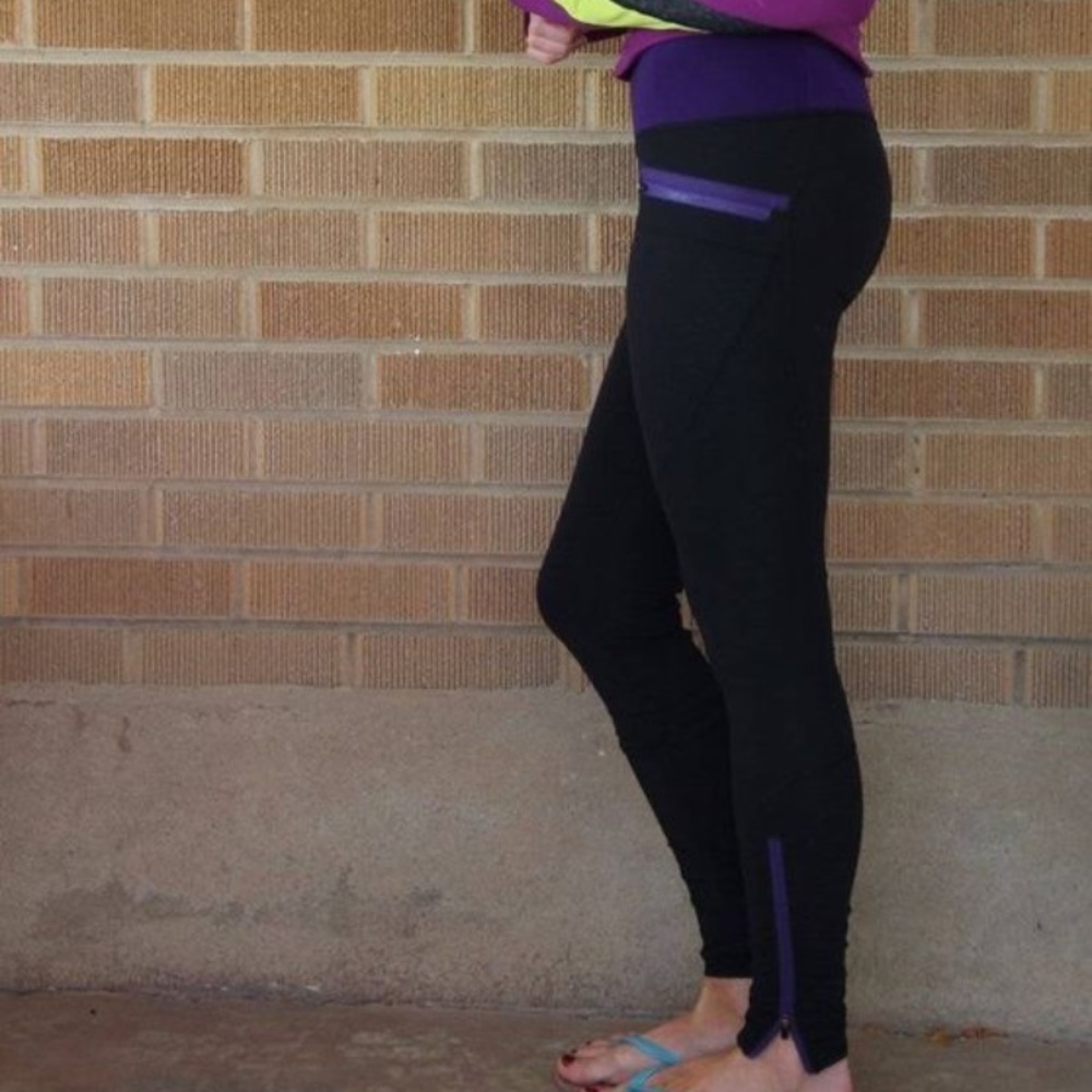 Lululemon Ankle ZIP Ruched Leggings